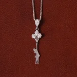 گردنبند نقره زنانه کد 32151