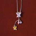 گردنبند نقره زنانه کد 32174