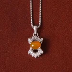 گردنبند عقیق زنانه کد 32178