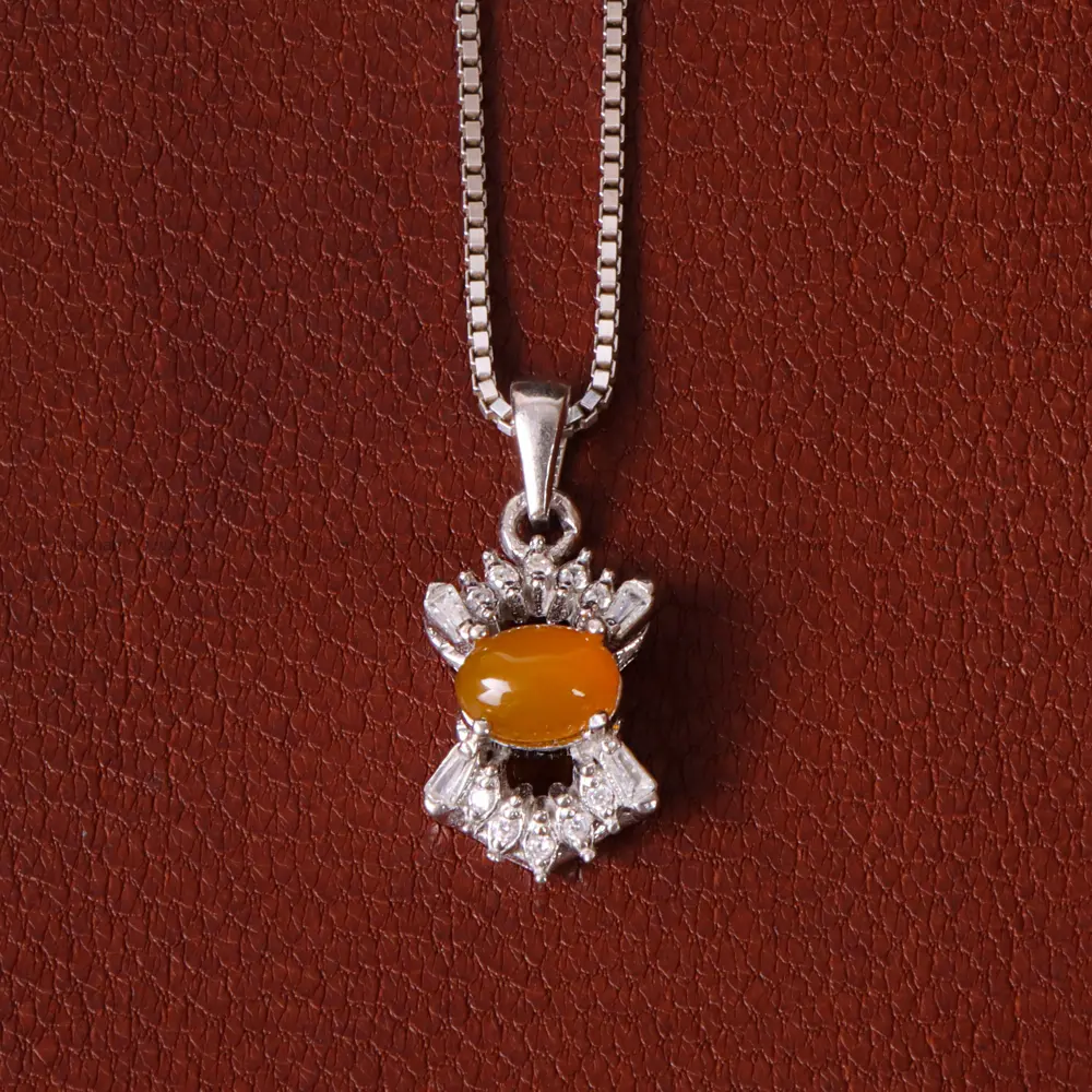 گردنبند عقیق زنانه کد 32178