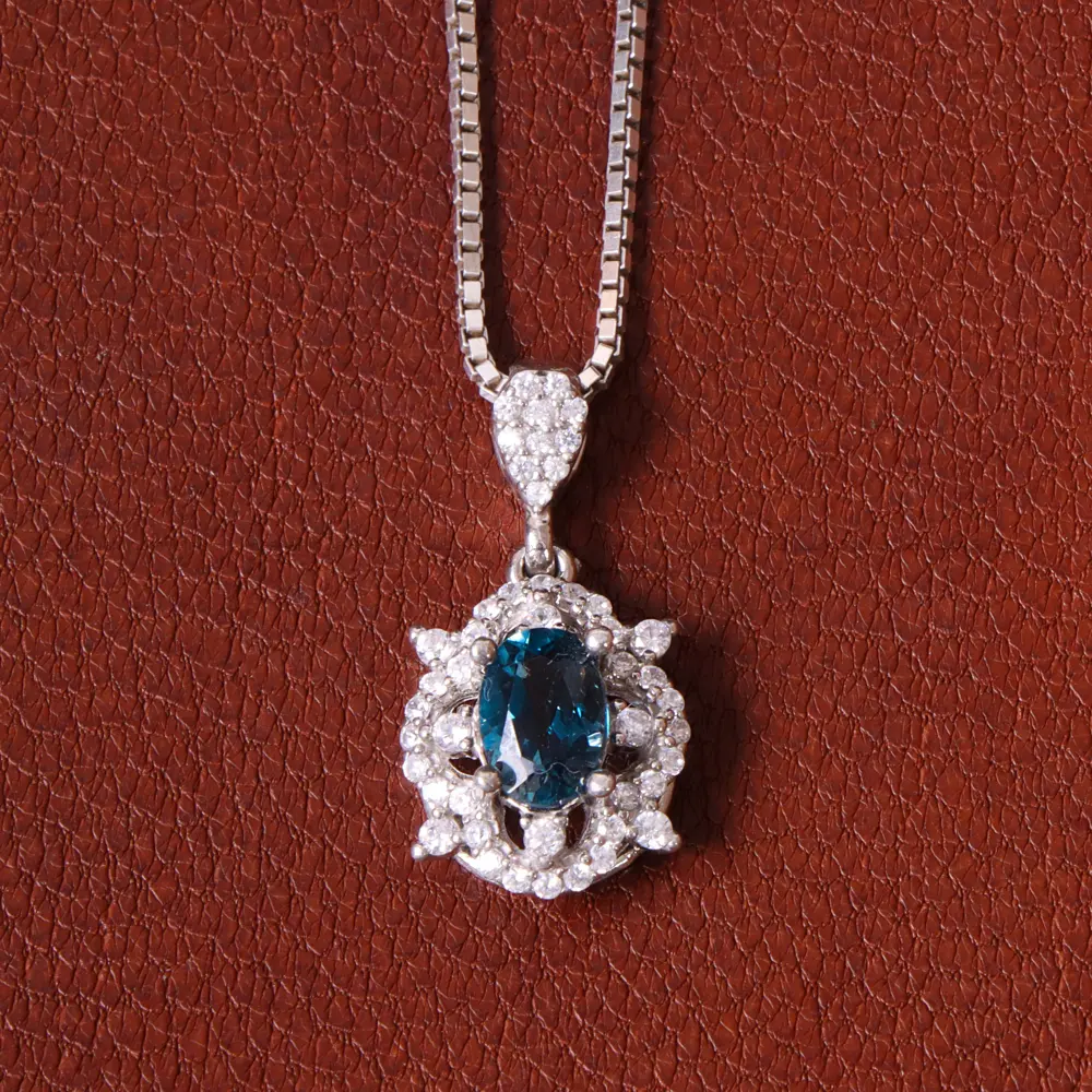 گردنبند توپاز زنانه کد 32207