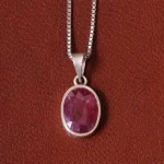 گردنبند یاقوت سرخ زنانه کد 32210