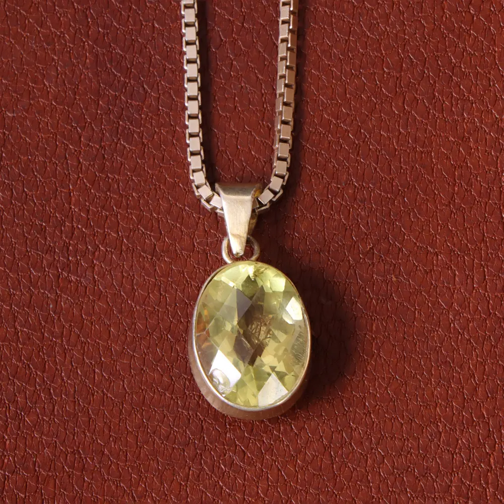 گردنبند سیترین زنانه کد 32234