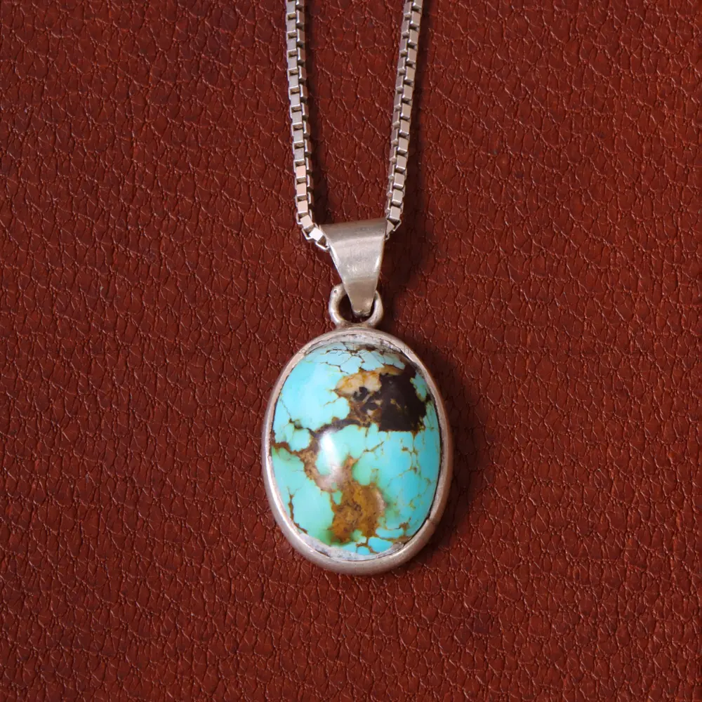 گردنبند فیروزه زنانه کد 32244