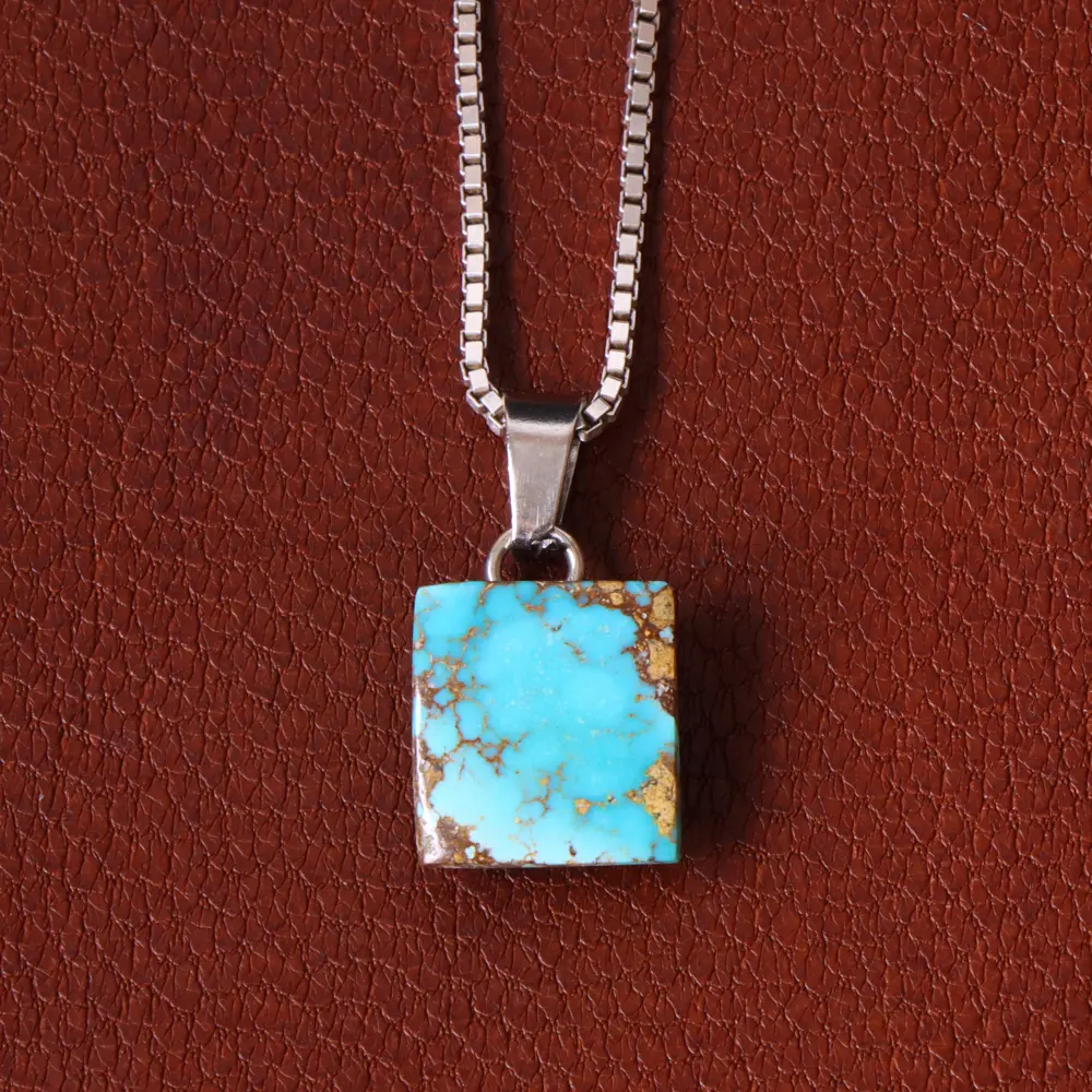 گردنبند فیروزه زنانه کد 32249