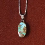 گردنبند فیروزه زنانه کد 32250