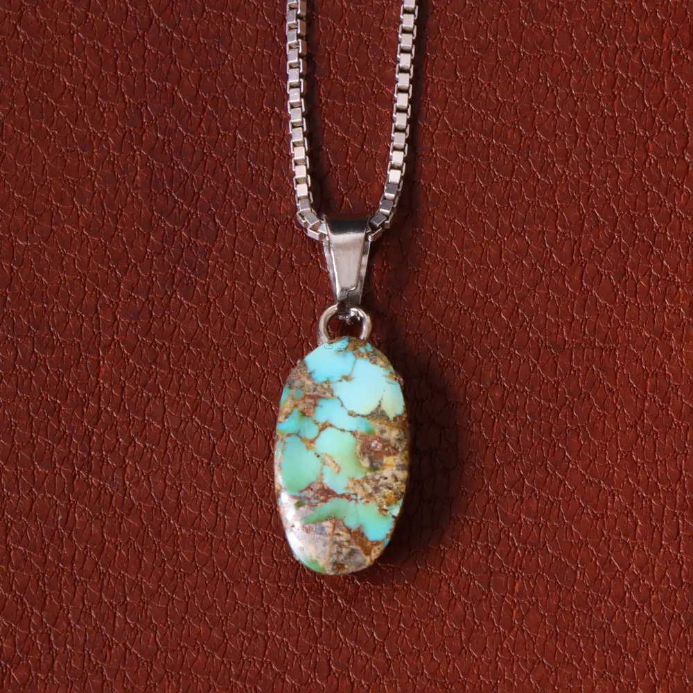 گردنبند فیروزه زنانه کد 32250