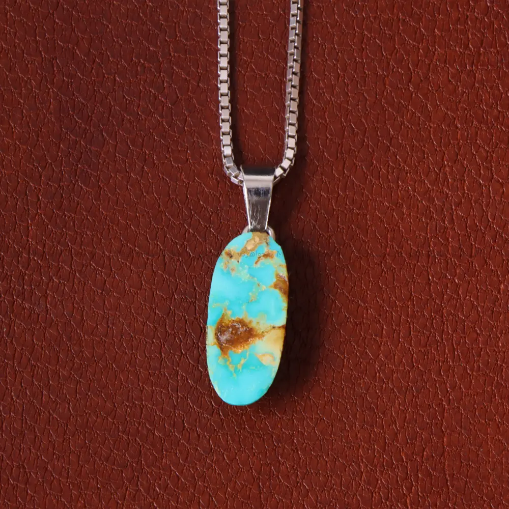 گردنبند فیروزه زنانه کد 32254