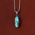 گردنبند فیروزه زنانه کد 32255