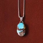 گردنبند فیروزه زنانه کد 32256