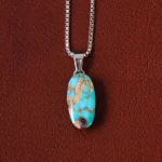 گردنبند فیروزه زنانه کد 32257