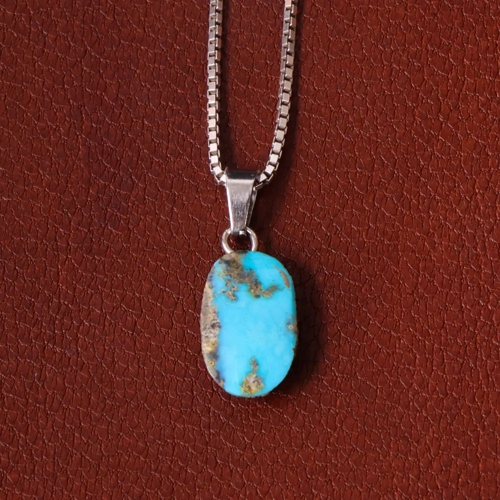 گردنبند فیروزه زنانه کد 32259