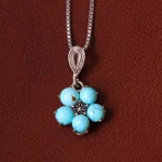 گردنبند فیروزه زنانه کد 32277