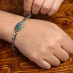 دستبند فیروزه اسپرت کد 31672