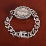 دستبند فیروزه مردانه کد 31677