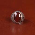 انگشتر عقیق مردانه کد 31698