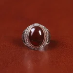 انگشتر عقیق مردانه کد 31699