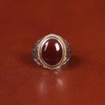 انگشتر عقیق مردانه کد 31703