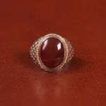 انگشتر عقیق مردانه کد 31704