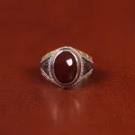 انگشتر عقیق مردانه کد 31709