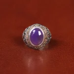 انگشتر عقیق سوسنی مردانه کد 31711