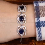 دستبند یاقوت کبود زنانه کد 31773