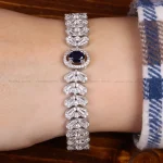 دستبند یاقوت کبود زنانه کد 31774