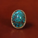 انگشتر فیروزه شجری مردانه کد 31813