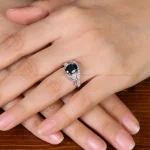 انگشتر توپاز زنانه کد 31826