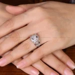 انگشتر نقره زنانه کد 31829