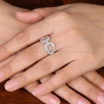 انگشتر نقره زنانه کد 31830