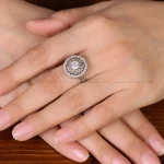 انگشتر الماس سنتاتیک زنانه کد 31838