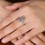 انگشتر توپاز زنانه کد 31846