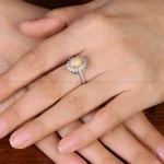 انگشتر اوپال زنانه کد 31849