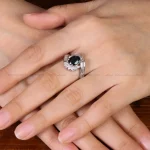 انگشتر توپاز زنانه کد 31850