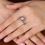 انگشتر الماس سنتاتیک زنانه کد 31852