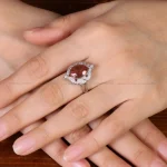 انگشتر الکساندریت زنانه کد 31855