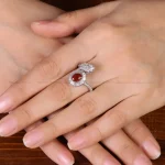 انگشتر عقیق زنانه کد 31888