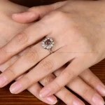 انگشتر دُر نجف زنانه کد 31905