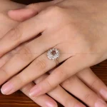 انگشتر دُر نجف زنانه کد 31908