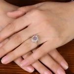 انگشتر دُر نجف زنانه کد 31909