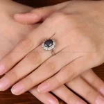 انگشتر حدید زنانه کد 31924