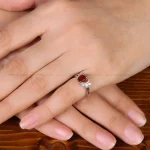 انگشتر عقیق زنانه کد 31933