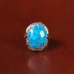 انگشتر فیروزه شجری مردانه کد 31938