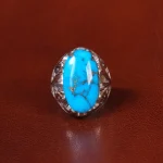 انگشتر فیروزه شجری مردانه کد 31939