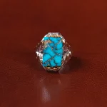 انگشتر فیروزه شجری مردانه کد 31941