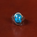 انگشتر فیروزه شجری مردانه کد 31943