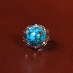 انگشتر فیروزه شجری مردانه کد 31944