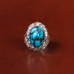 انگشتر فیروزه شجری مردانه کد 31949