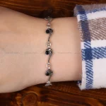 دستبند یاقوت کبود زنانه کد 31992